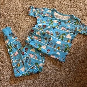 Little Sleepies Short Sleeve Toy Story Pajamas